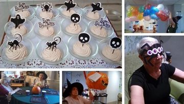 Halloween party fun at Duffield care home